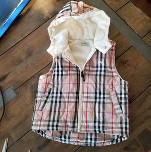 Children's Burberry parka vest